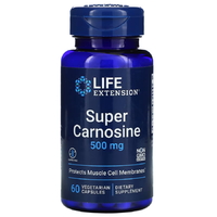 Амінокислота Life Extension Super Carnosine 500 mg, 60 вегакапсул
