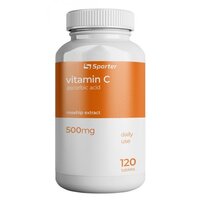 Витамины и минералы Sporter Vitamin C with Rose Hip, 120 таблеток