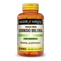Натуральная добавка Mason Natural Whole Herb Ginkgo Biloba, 90 капсул