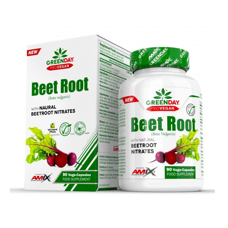 Натуральна добавка Amix Nutrition GreenDay ProVegan Beet Root, 90 вегакапсул