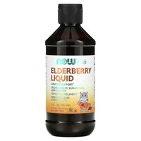Натуральная добавка NOW Elderberry Liquid for Kids, 237 мл