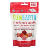 Заменитель питания YumEarth Organic Hard Candies (леденецы), 93.5 грамм