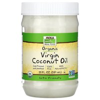 Замінник харчування NOW Organic Virgin Coconut Cooking Oil, 591 мл