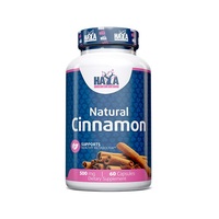 Натуральная добавка Haya Labs Natural Cinnamon 500 mg, 60 капсул