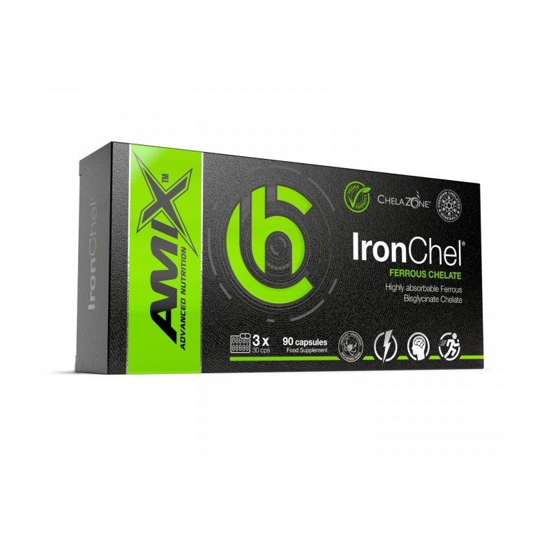 Витамины и минералы Amix Nutrition ChelaZone IronChel, 90 капсул