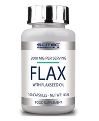 Жирные кислоты Scitec Flax, 100 капсул