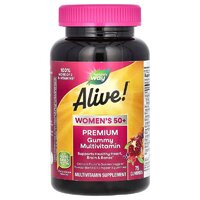 Витамины и минералы Nature's Way Alive! Women's 50+ Premium Gummy, 75 желеек