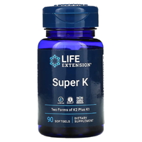 Витамины и минералы Life Extension Super K, 90 капсул