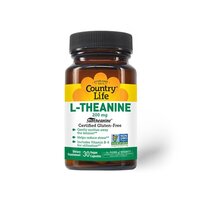 Аминокислота Country Life L-Theanine 200 mg, 30 капсул