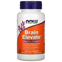 Натуральная добавка NOW Brain Elevate, 60 вегакапсул