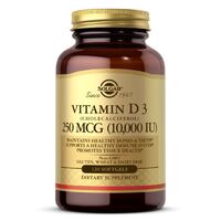 Витамины и минералы Solgar Vitamin D3 250 mcg, 120 капсул