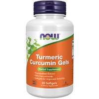 Натуральная добавка NOW Turmeric Curcumin, 60 капсул