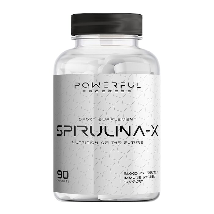 Натуральна добавка Powerful Progress Spirulina-X, 90 капсул