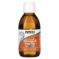 Жирные кислоты NOW Omega-3 Fish Oil, 200 мл