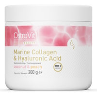 Препарат для суставов и связок OstroVit Marine Collagen + Hyaluronic Acid, 200 грамм