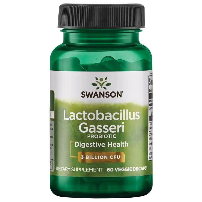 Пробіотики і пребіотики Swanson Lactobacillus Gasseri, 60 вегакапсул