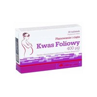 Витамины и минералы Olimp Kwas Foliowy 400, 30 таблеток