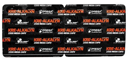 Креатин Olimp Kre-Alkalyn 2500 Mega Caps, 30 капсул