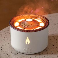 Увлажнитель воздуха портативный Kinscoter Volcano Jellyfish Aroma Diffuser V19 аромадифузор электрический 360 мл, White