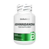 Натуральная добавка BioTech Ashwagandha, 60 капсул