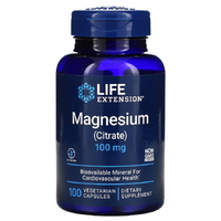 Витамины и минералы Life Extension Magnesium Citrate 100 mg, 100 вегакапсул