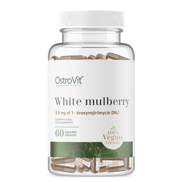 Натуральна добавка OstroVit Vege White Mulberry, 60 вегакапсул