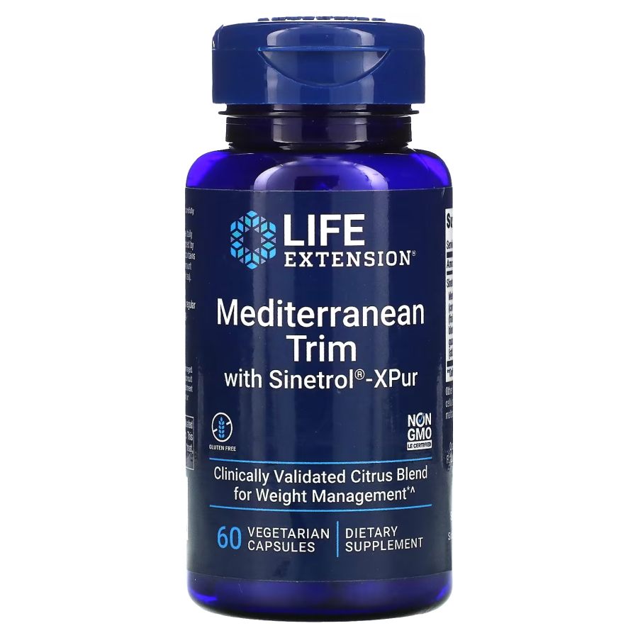 Натуральная добавка Life Extension Mediterranean Trim, 60 вегакапсул