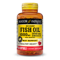Жирні кислоти Mason Natural Fish Oil 1000 mg Omega 300 mg, 90 капсул