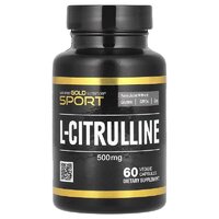 Аминокислота California Gold Nutrition Sport L-Citrulline 500 mg, 60 вегакапсул