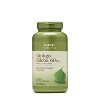 Натуральная добавка GNC Herbal Plus Ginkgo Biloba 60 mg, 200 капсул