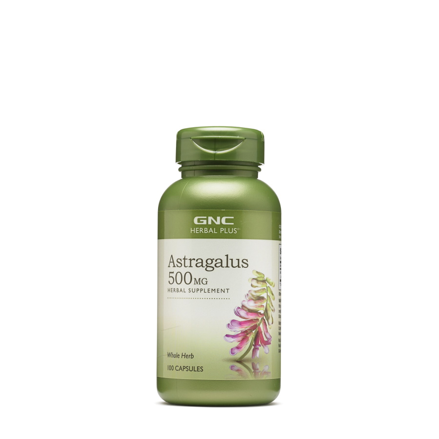 Натуральна добавка GNC Herbal Plus Astragalus 500 mg, 100 капсул