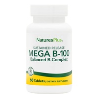 Витамины и минералы Natures Plus Mega B-100, 60 таблеток