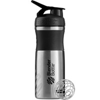 Шейкер BlenderBottle SportMixer Steel 820 мл, Black
