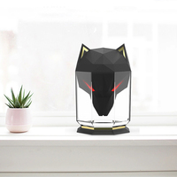 Увлажнитель воздуха портативный Kinscoter Guardian Wolf SH-L162 аромадифузор электрический 650 мл, Black