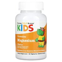 Витамины и минералы California Gold Nutrition Chewable Magnesium for Children, 90 вегатаблеток