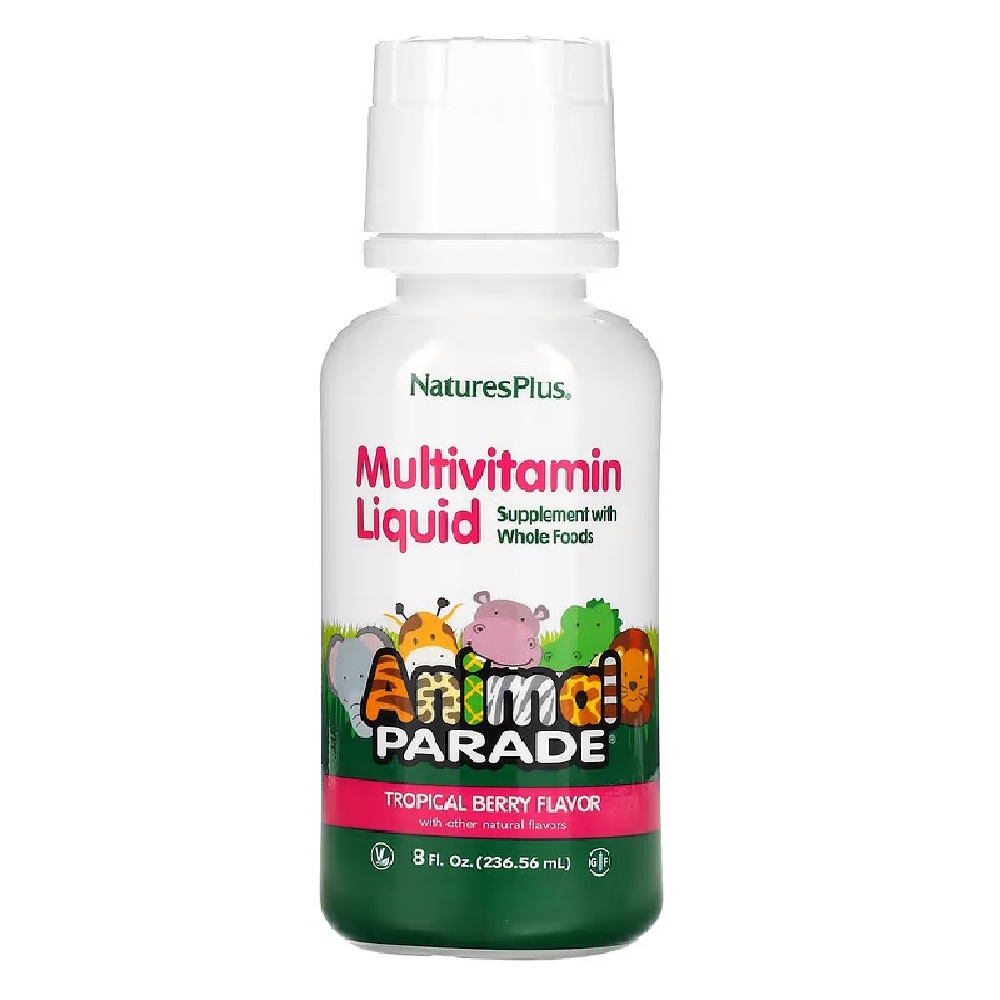 Витамины и минералы Natures Plus Animal Parade Miltivitamin Liquid, 236 мл