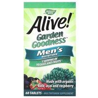 Витамины и минералы Nature's Way Alive! Garden Goodness for Men, 60 таблеток