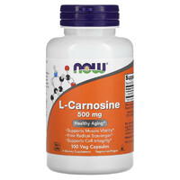 Аминокислота NOW L-Carnosine 500 mg, 100 вегакапсул