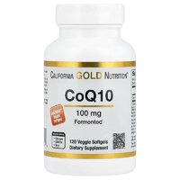 Натуральная добавка California Gold Nutrition CoQ10 100 mg, 120 вегакапсул