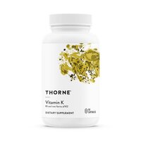 Вітаміни та мінерали Thorne Research Vitamin K, 60 капсул