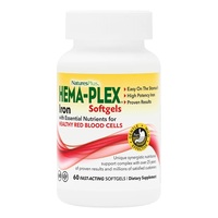 Витамины и минералы Natures Plus Hema-Plex, 60 капсул