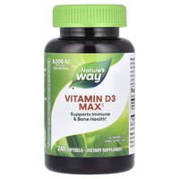 Витамины и минералы Nature's Way Vitamin D3 Max, 240 капсул