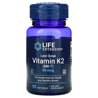 Витамины и минералы Life Extension Vitamin K2 Low Dose, 90 капсул