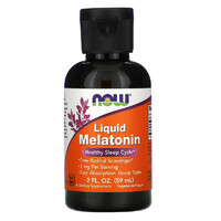 Натуральна добавка NOW Liquid Melatonin, 60 мл