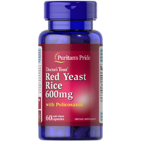 Натуральная добавка Puritan's Pride Red Yeast Rice &amp; Policosanol, 60 капсул