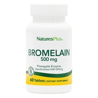 Натуральная добавка Natures Plus Bromelain 500 mg, 60 таблеток