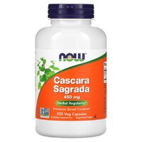 Натуральная добавка NOW Cascara Sagrada 450 mg, 250 вегакапсул