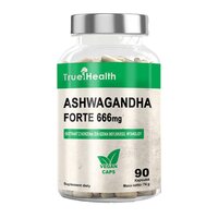 Натуральная добавка True Health Ashwagandha Forte 666 mg, 90 вегакапсул