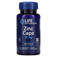 Витамины и минералы Life Extension Zinc 50 mg, 90 вегакапсул