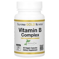 Витамины и минералы California Gold Nutrition Vitamin B Complex, 60 вегакапсул